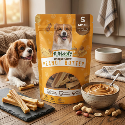 LeafyPaws Peanut Butter Chew – 100% Natural Dog Chew